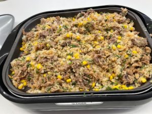 就労継続支援B型事業所の利用者と作ったペッパーランチ